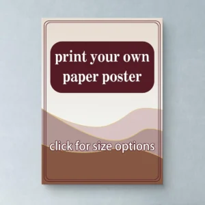 Personalizowany plakat ze zdjęciem - wodoodporny wydruk Photo paper