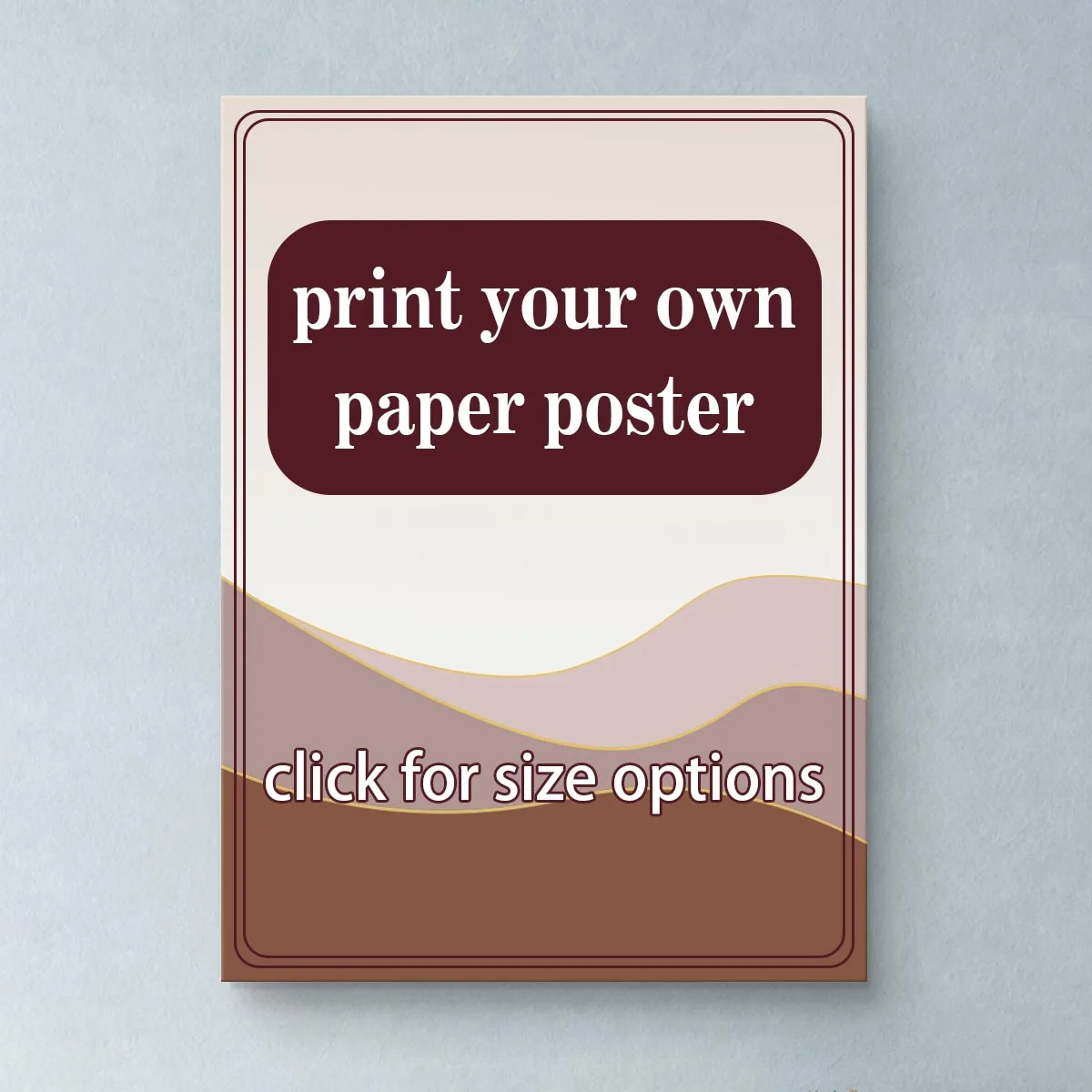 Personalizowany plakat ze zdjęciem - wodoodporny wydruk Photo paper