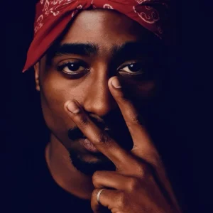 Plakat 2Pac - kultowa okładka rapu hip-hop Xx 10