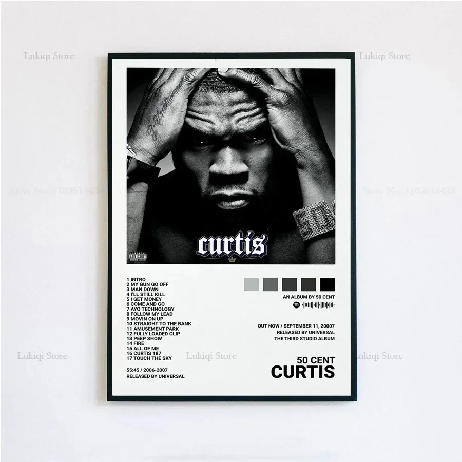 Plakat okładka albumu 50 Cent – Get Rich or Die Tryin' Wzór 2