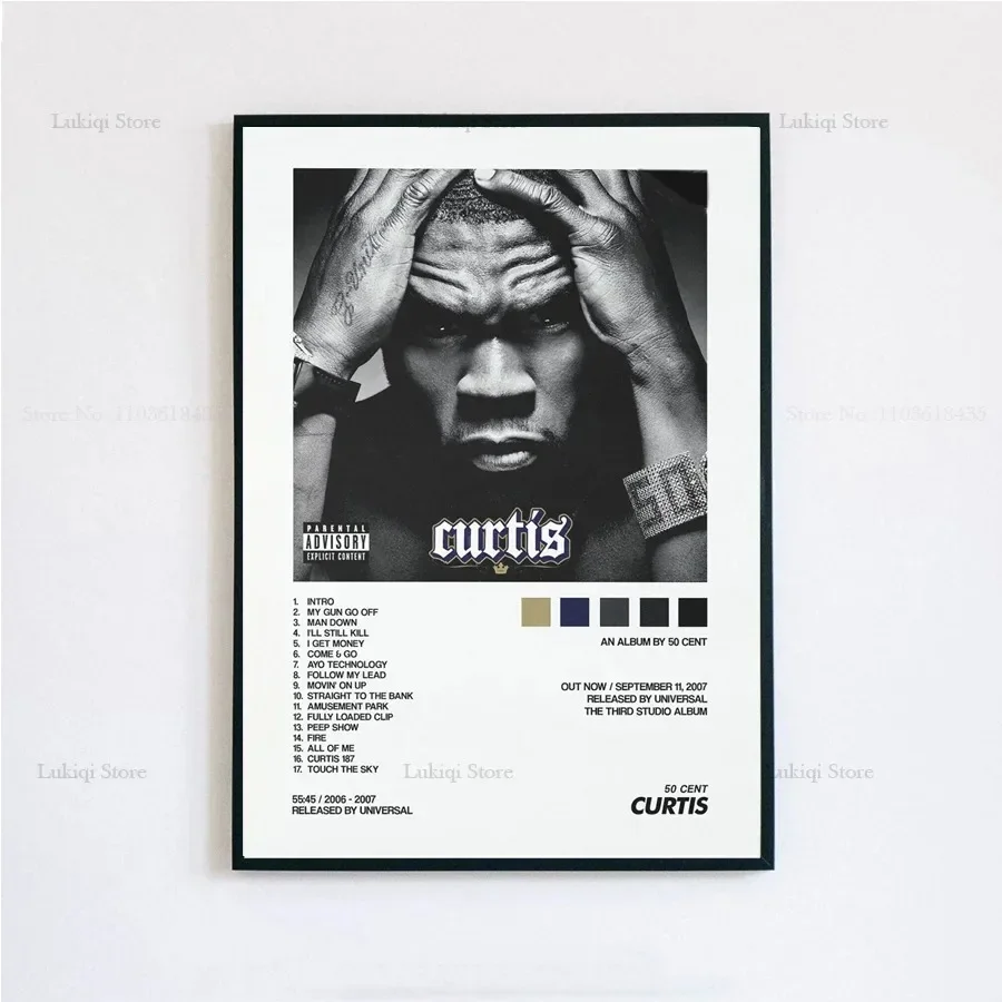 Plakat okładka albumu 50 Cent – Get Rich or Die Tryin' Wzór 8
