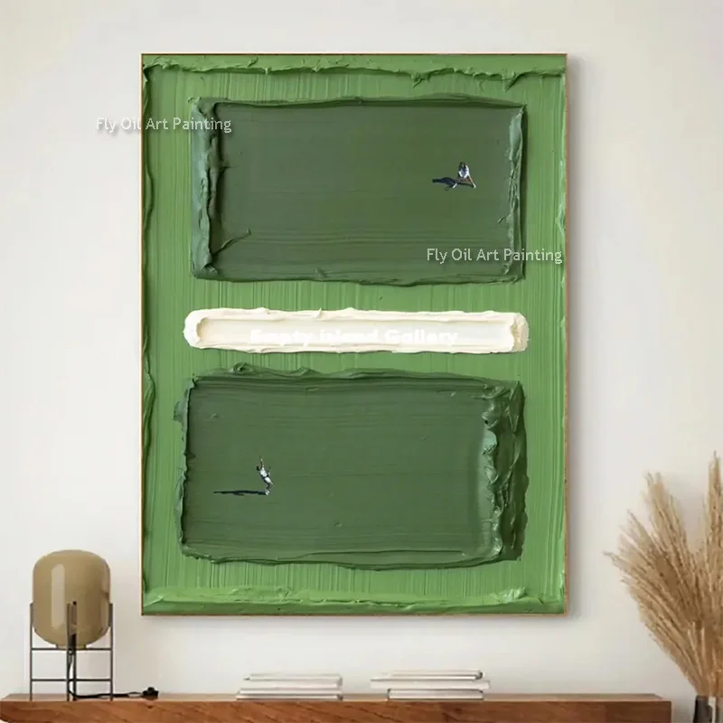 Plakat abstrakcja minimalistyczna jasnozielona Jasnozielony