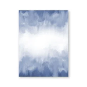 Plakat abstrakcyjny - blekitna akwarela ocean Ph