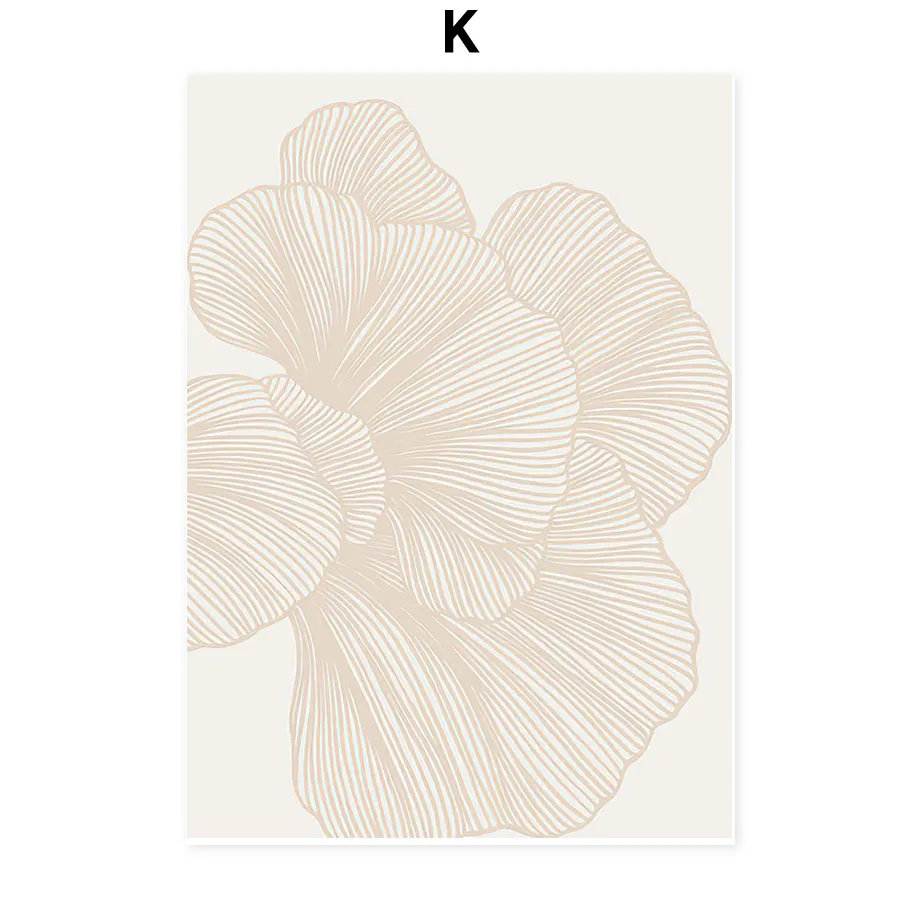 Skandynawski plakat abstrakcyjny boho K