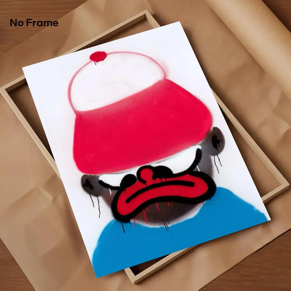 Plakat abstrakcyjny w stylu komiksowym Black9