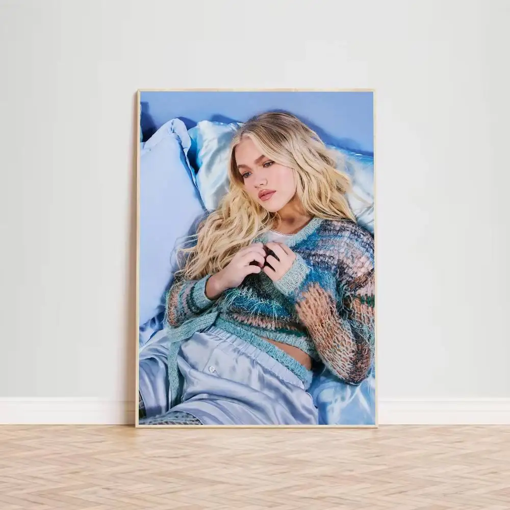 Plakat Freya Skye - nowoczesna grafika abstrakcyjna Szary