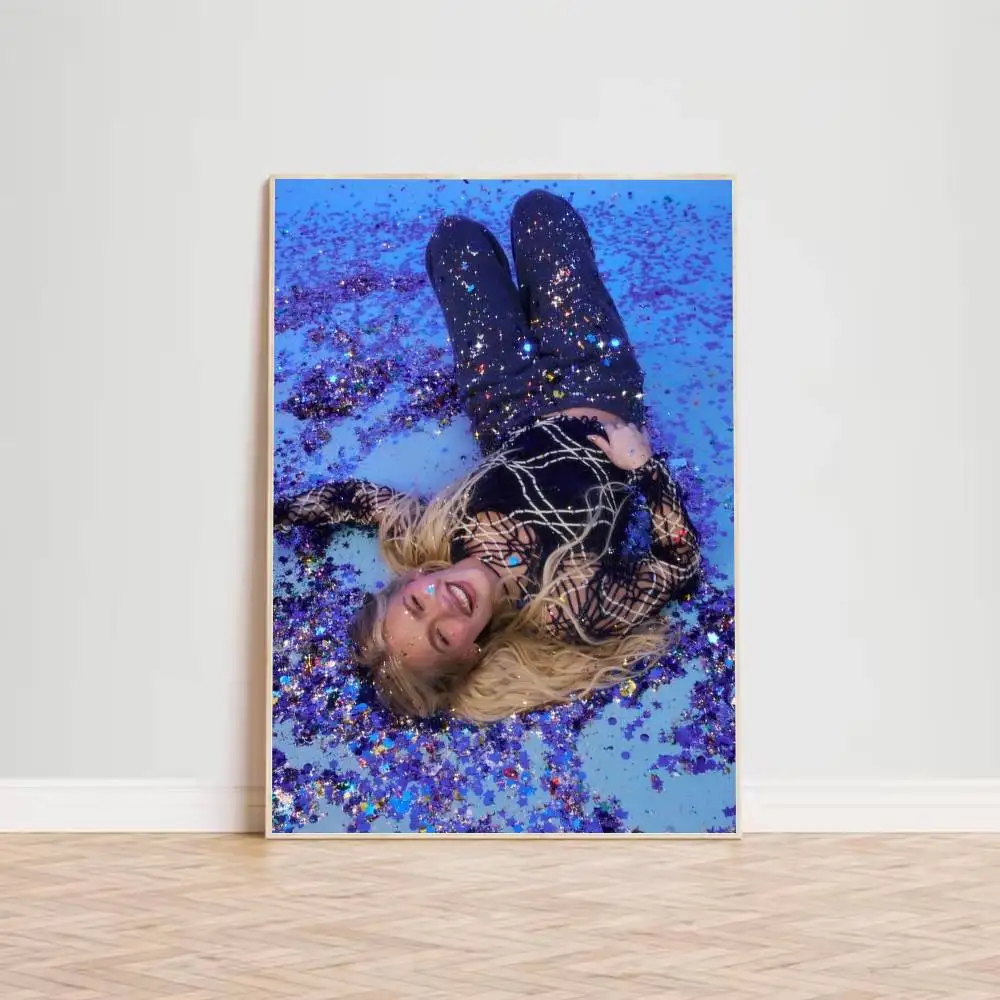 Plakat Freya Skye - nowoczesna grafika abstrakcyjna Złoto