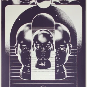 Plakat abstrakcyjny geometria retro Wzór 1
