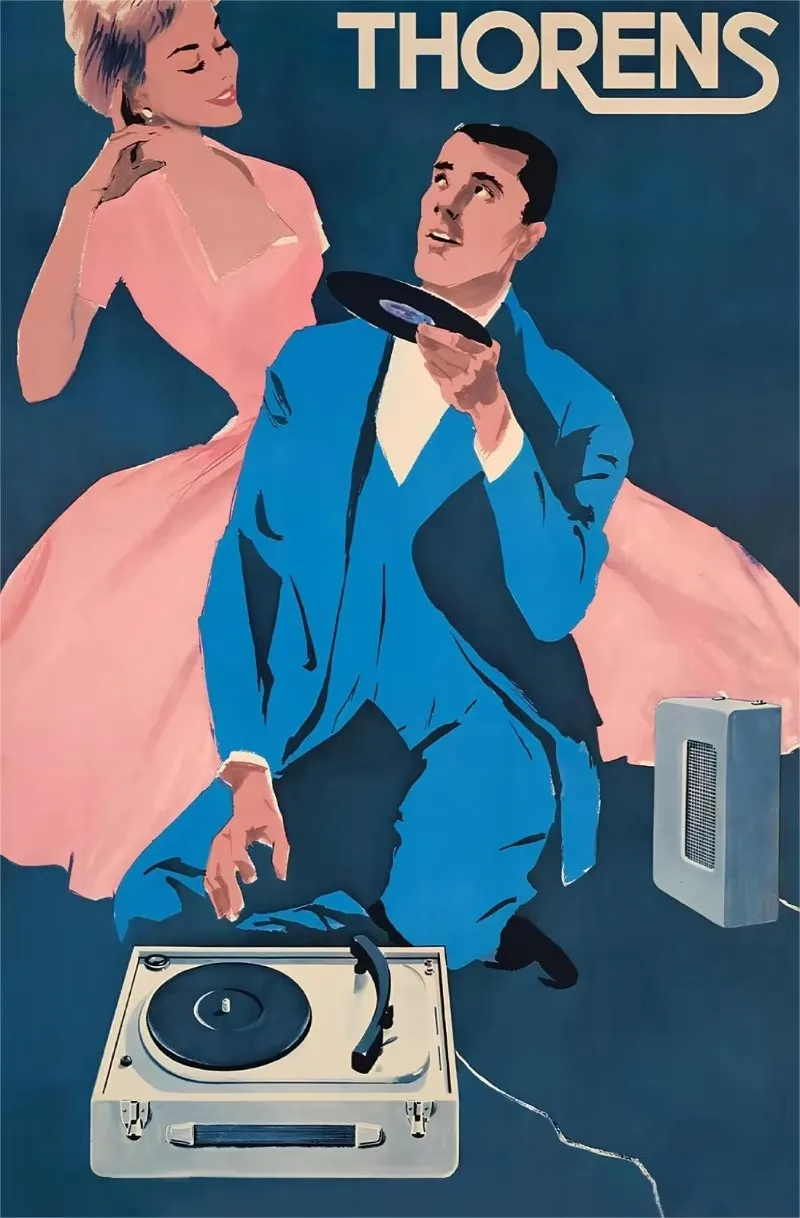 Plakat Jazz Festival – abstrakcja retro Brązowy