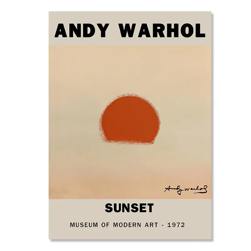 Plakat abstrakcyjny - Kusama, Matisse, Rothko Wzór 7