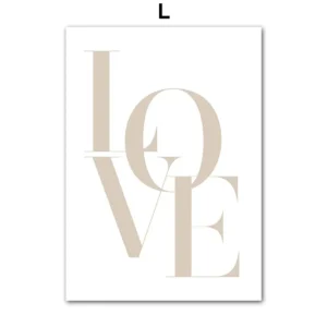 Plakat abstrakcyjny minimalistyczne liście i linie Jasnożółty