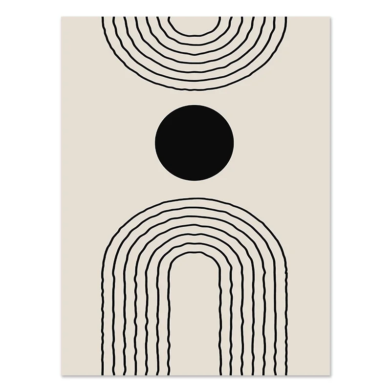 Plakat abstrakcyjny Matisse boho linia ciała Wzór 2