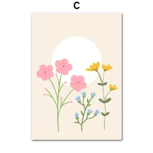Plakat abstrakcyjny Matisse Flower Market Wzór 1