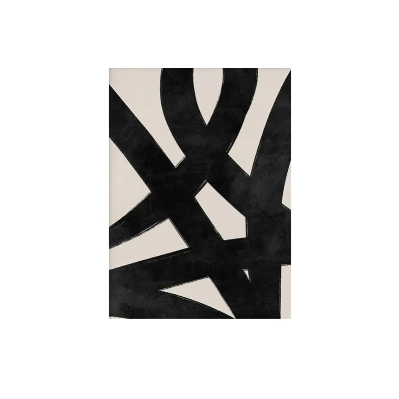 Plakat abstrakcyjny z minimalistyczną linią Wzór 1
