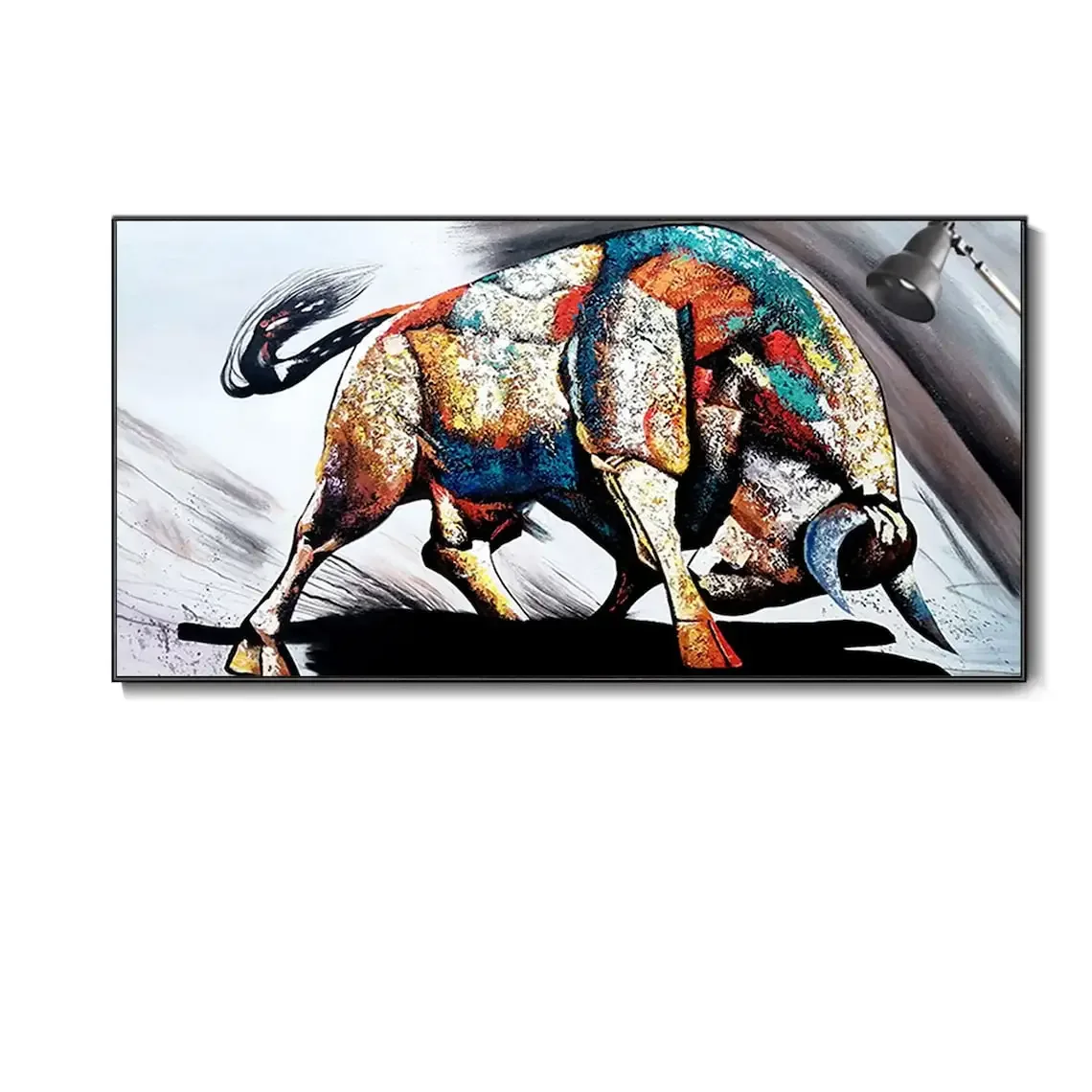 Plakat abstrakcyjny motyl Jasnoszary