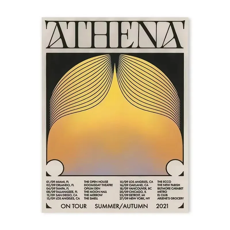 Plakat abstrakcyjne niebieskie fale nowoczesny Zielony