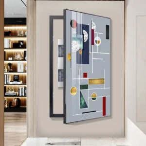 Plakat abstrakcyjny na osłonę licznika Opening right j