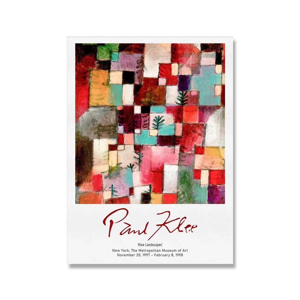 Plakat abstrakcyjny Paul Klee - kolorowy Picture 12