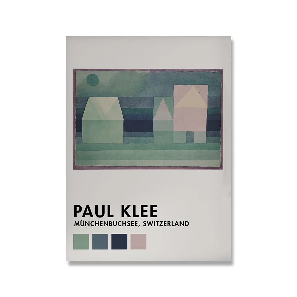 Plakat abstrakcyjny Paul Klee - kolorowy Picture 20