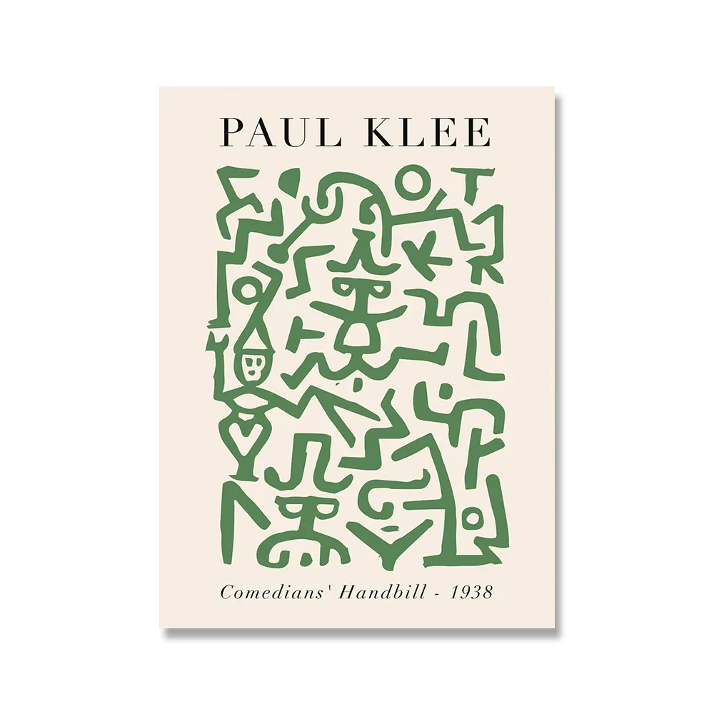 Plakat abstrakcyjny Paul Klee – kolorowa sztuka na ścianę Picture 13