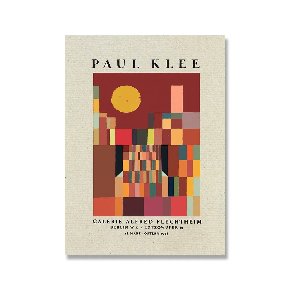Plakat abstrakcyjny Paul Klee – kolorowa sztuka na ścianę Picture 17