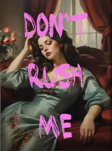 Portret kobiety z cytatem - abstrakcyjny plakat Wzór 7