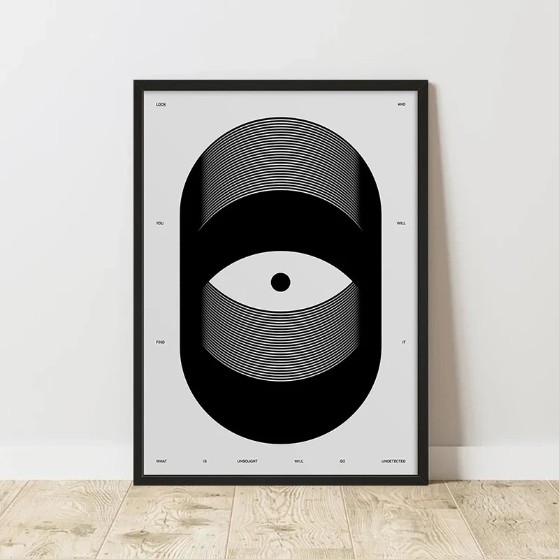 Plakat abstrakcyjny retro – kolaż w stylu vintage Wzór 5