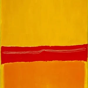 Plakat abstrakcyjny Mark Rothko do salonu Biały