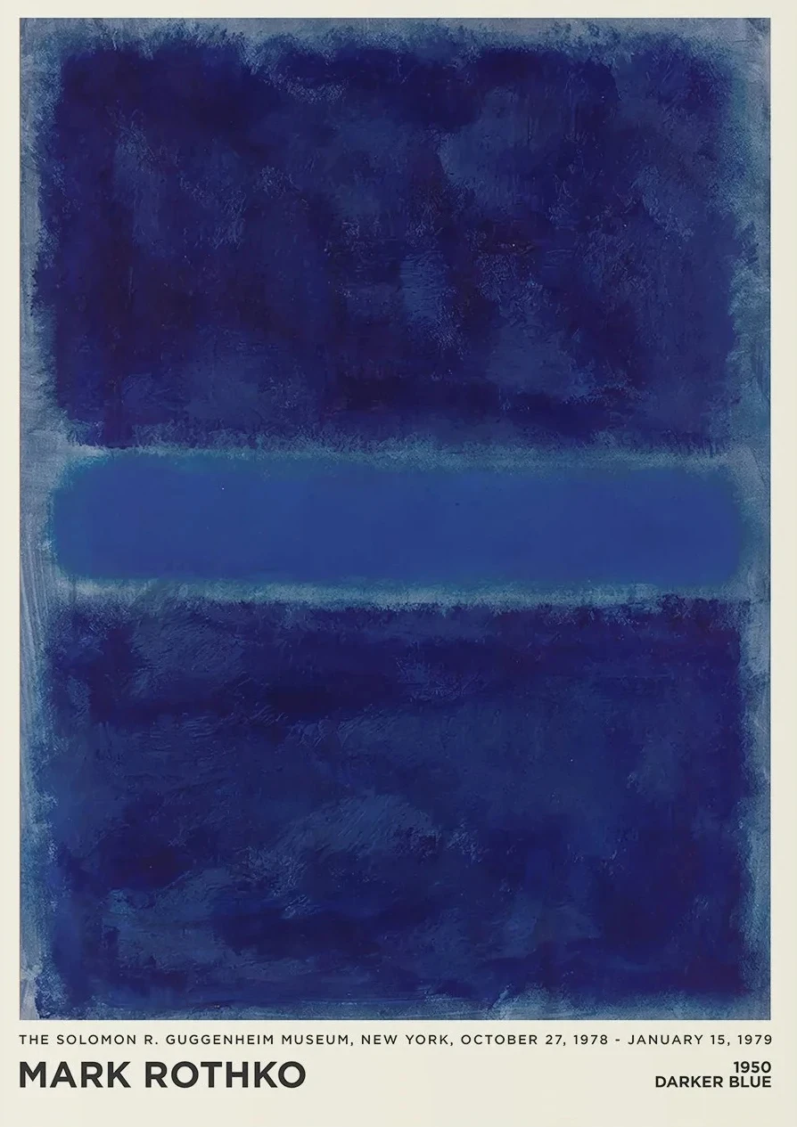 Plakat abstrakcyjny Mark Rothko Czerwony