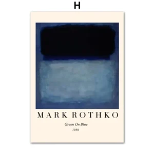 Plakat abstrakcyjny w stylu Marka Rothko Wzór 1