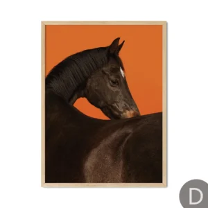 Plakat abstrakcyjny w stylu terakoty Wzór 1
