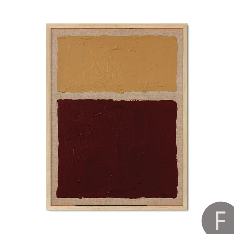 Plakat abstrakcyjny w stylu terakoty Wzór 7