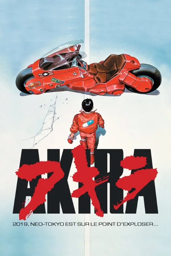 Plakat Akira – kultowe manga anime lat 80. Wzór 1