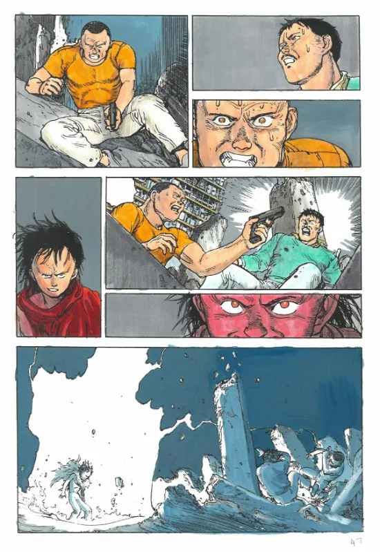 Plakat Akira – kultowe manga anime lat 80. Wzór 10