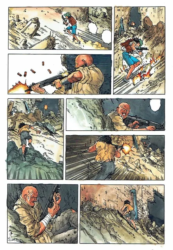 Plakat Akira – kultowe manga anime lat 80. Wzór 2