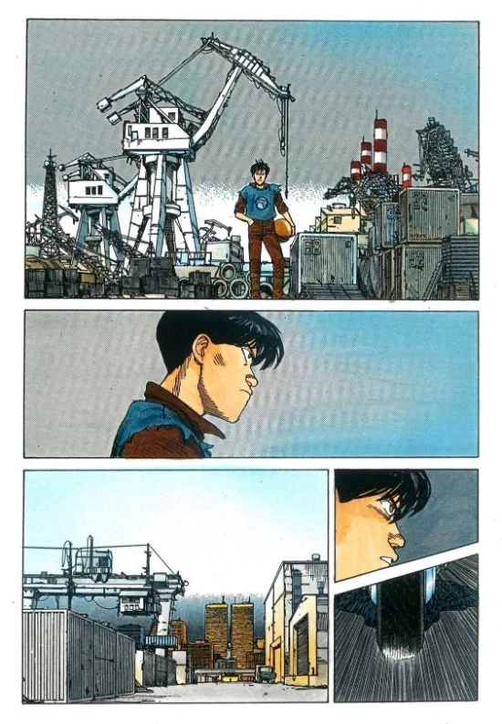 Plakat Akira – kultowe manga anime lat 80. Wzór 7