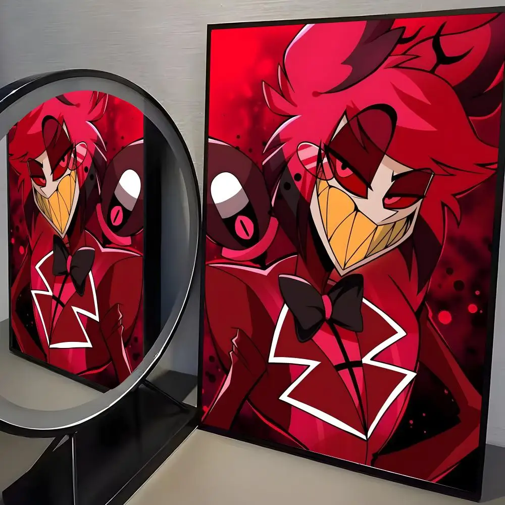 Plakat Alastor Hazbin Hotel Czarny1