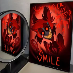Plakat Alastor Hazbin Hotel Czarny10