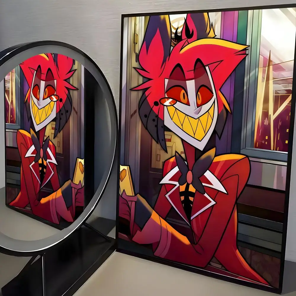 Plakat Alastor Hazbin Hotel Czarny3