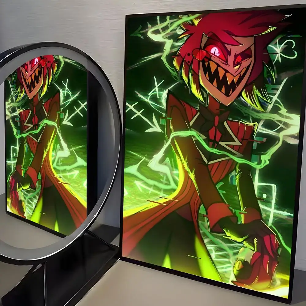 Plakat Alastor Hazbin Hotel Czarny6