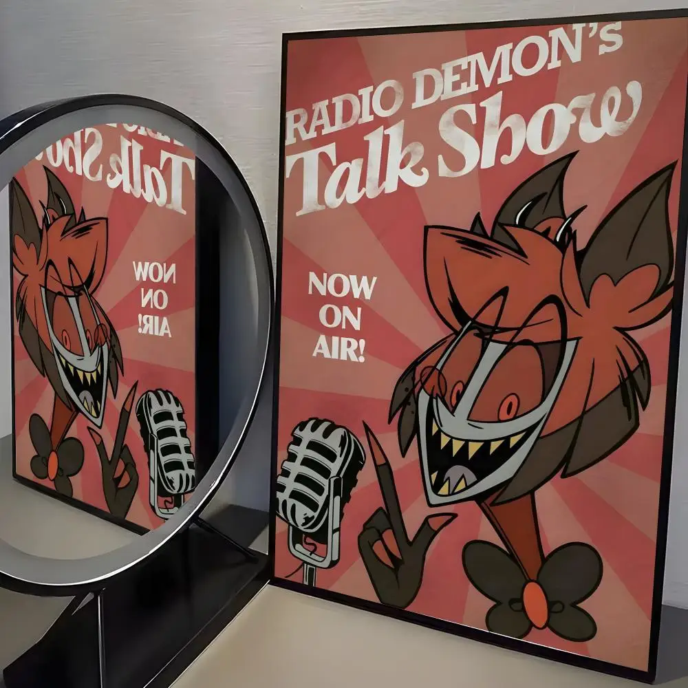 Plakat Alastor Hazbin Hotel Czarny9