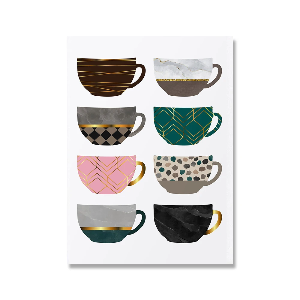 Plakat Ale Najpierw Kawa - minimalistyczna grafika do kuchni Wzór 3
