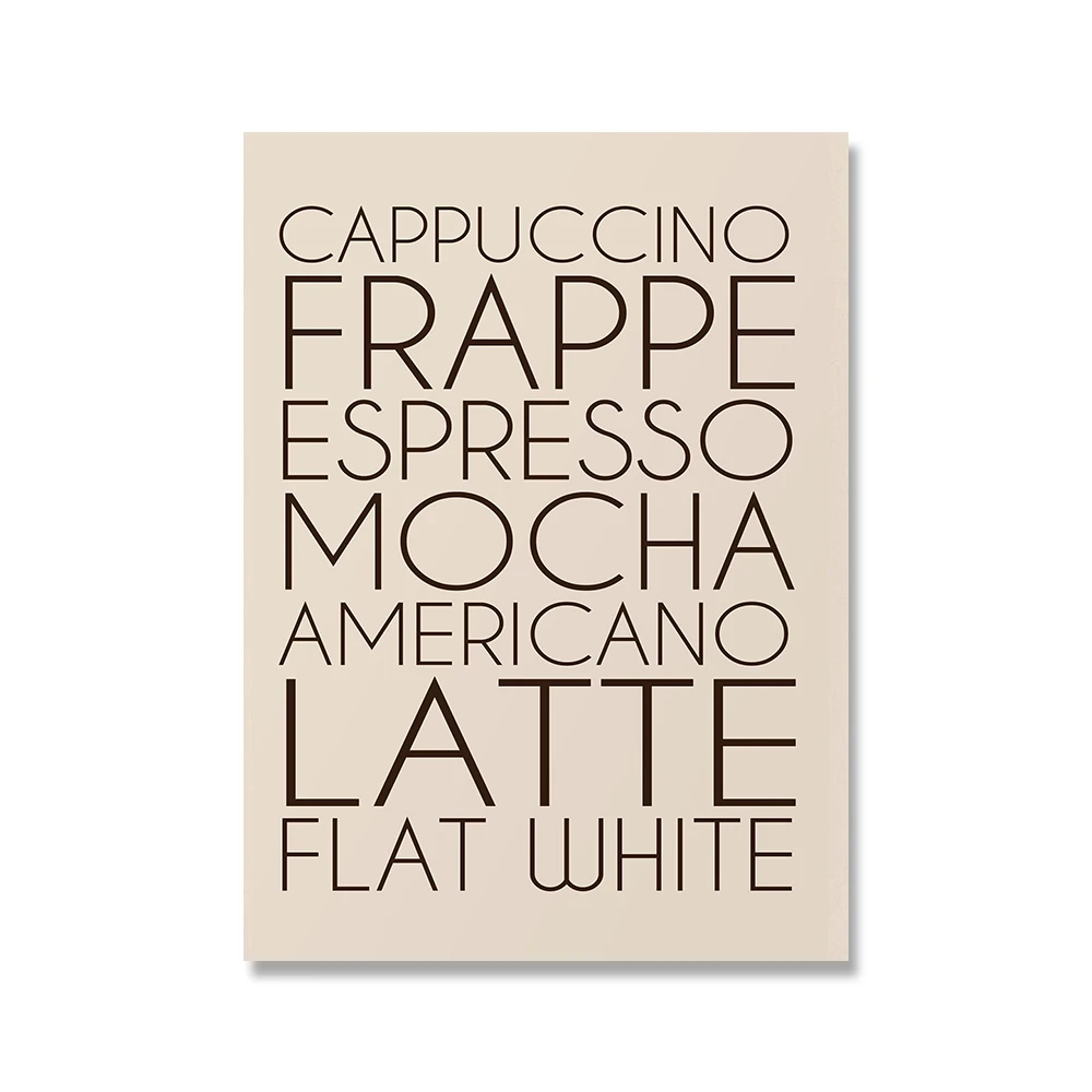 Plakat Ale Najpierw Kawa - minimalistyczna grafika do kuchni Wzór 5