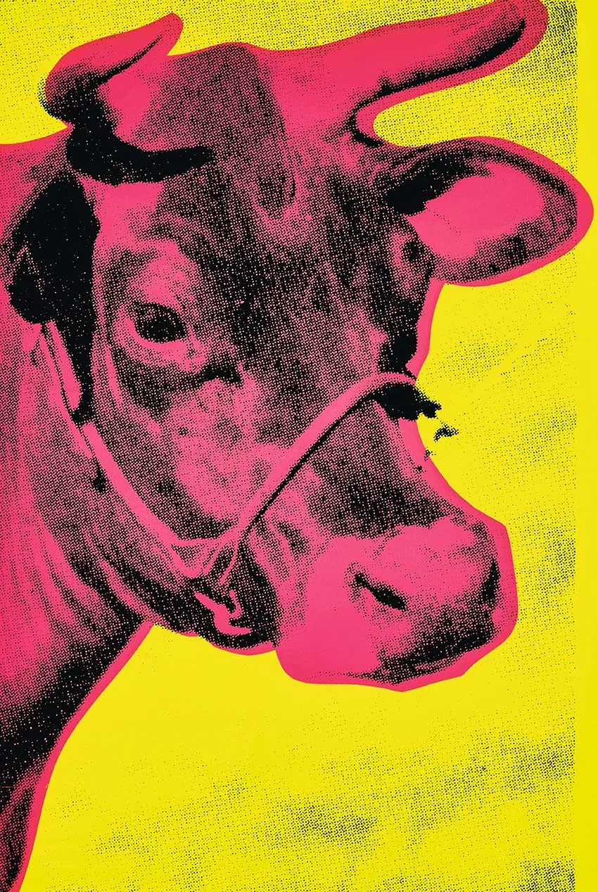 Plakat Andy Warhol – banan pop-art Czarny