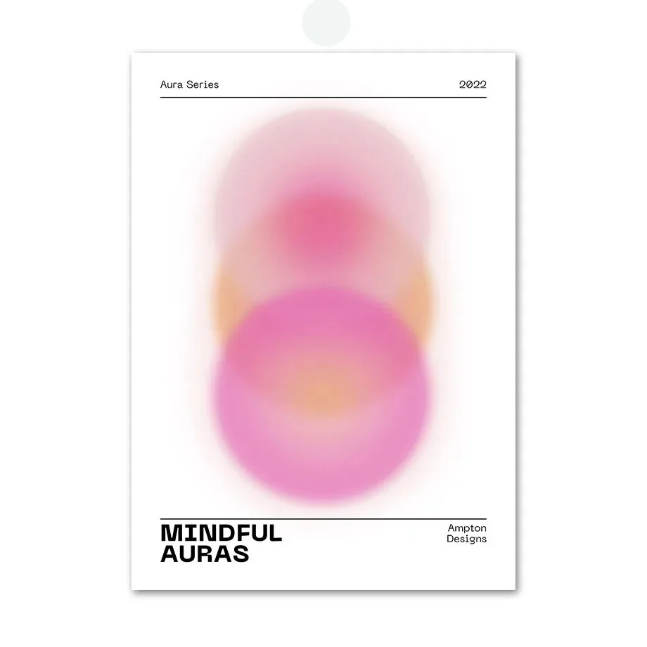 Anielska liczba – różowy plakat Fioletowy