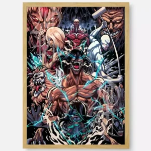 Plakat Atak Tytanów anime Wzór 1