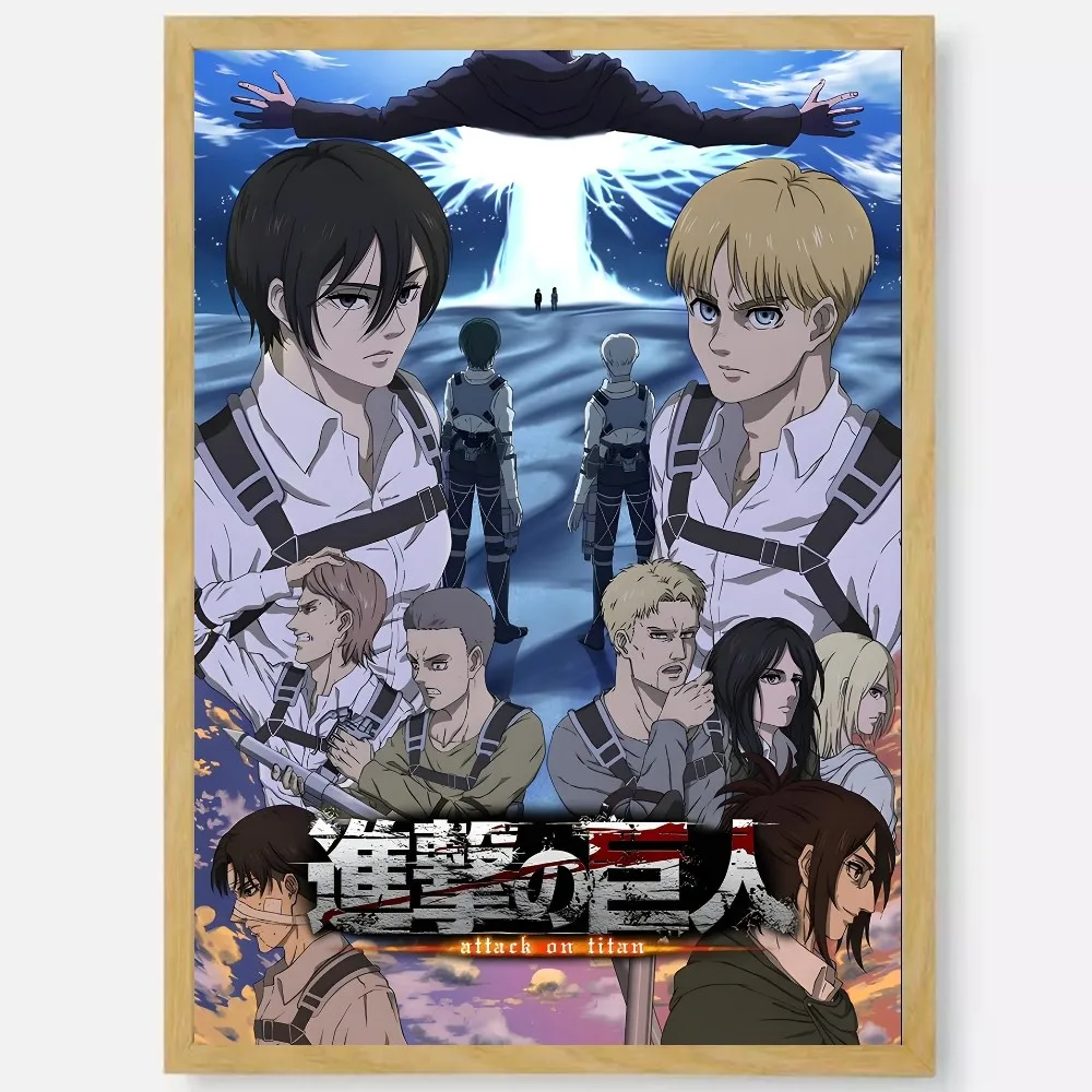 Plakat Atak Tytanów anime Wzór 12