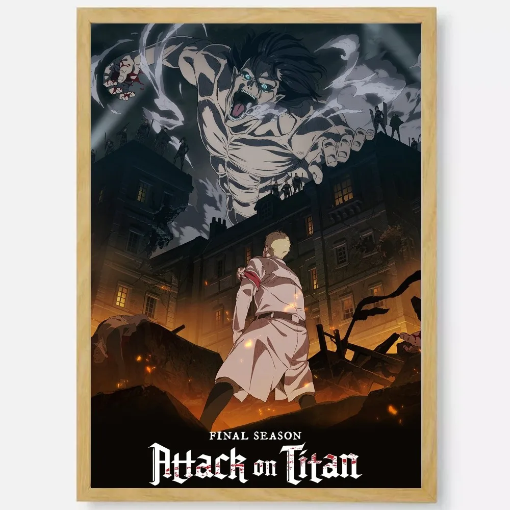Plakat Atak Tytanów anime Wzór 2
