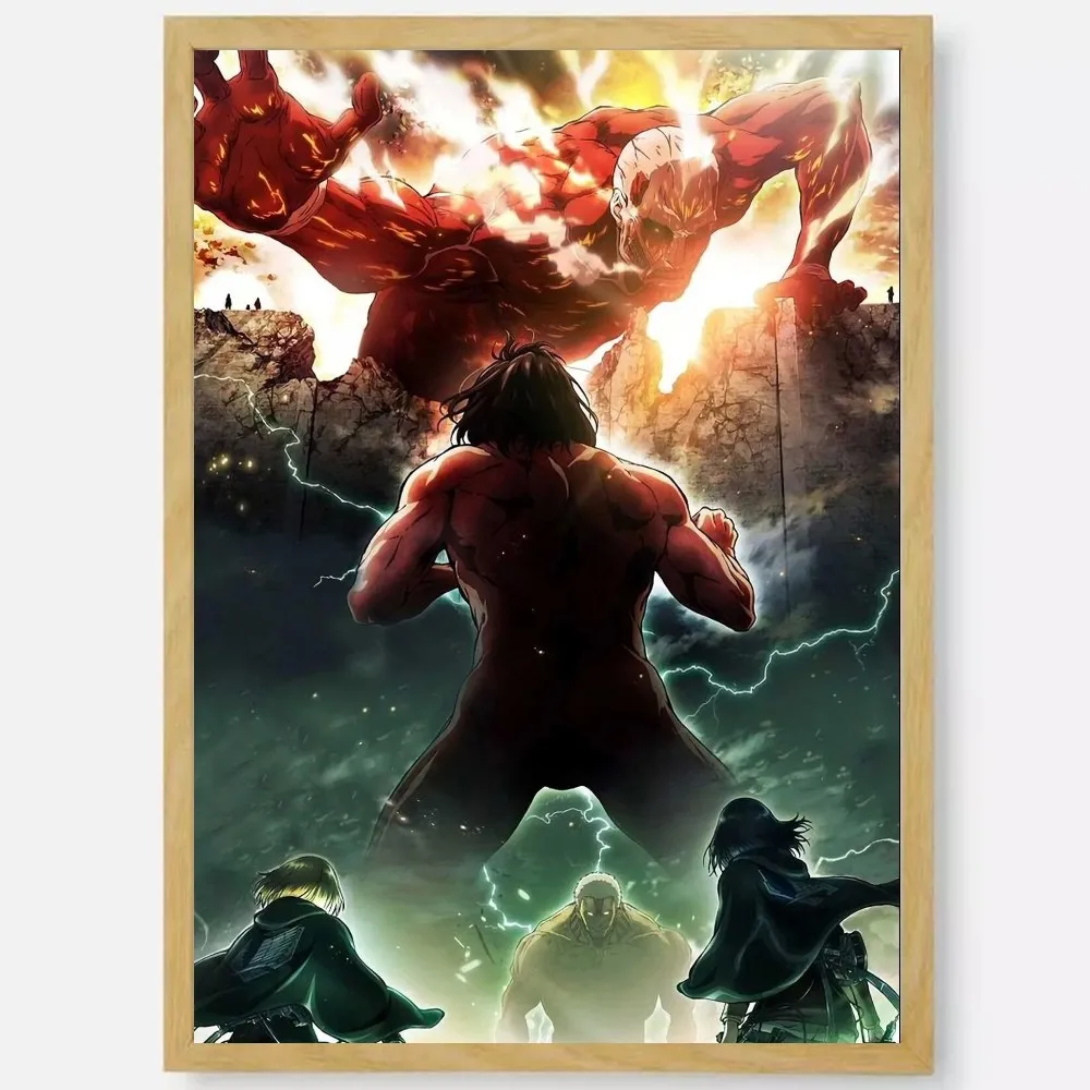 Plakat Atak Tytanów anime Wzór 3