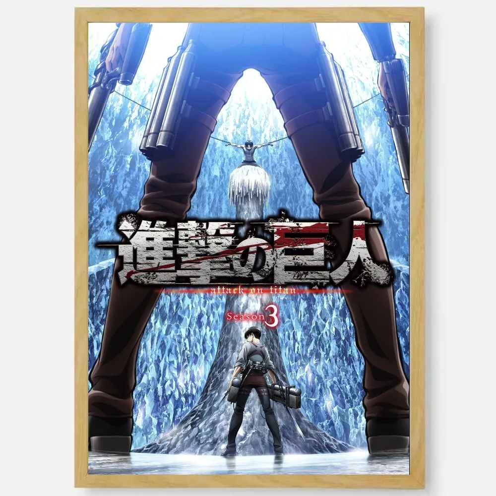 Plakat Atak Tytanów anime Wzór 4